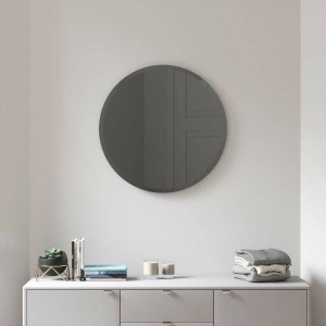 OGLINDA BEVY OVAL 24 SMOKE, FUMURIE, STIL MODERN B2