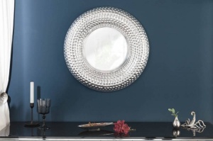 OGLINDA, ORIENT 60CM ARGINTIU, COD 40395, DIN METAL - Img 2