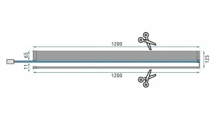 PARAVAN DE DUS REA AERO INTIMO WALK IN, 90CM, AURIU PERIAT, DIN STICLA, CALITATE SUPERIOARA - Img 2
