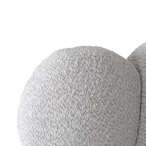 PAT 160X200CM, ARTIM MEBLE, CU SPATIU DE DEPOZITARE, REALIZAT DIN TEXTIL BOUCLE GRI, STIL MODERN - Img 9