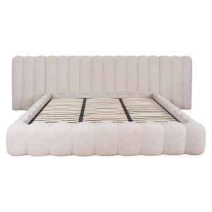 PAT 180X210 CUPIDON CREAM FANCY, 214117, CONFECTIONAT DIN LEMN MASIV DE PIN, POLIESTER SI SPUMA, CREM, STIL MODERN - Img 2