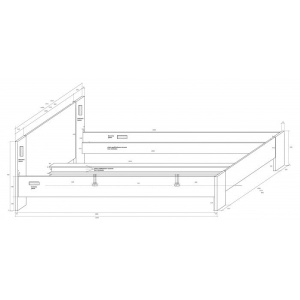 PAT TINERET 160CM DE CALITATE DIVERSE VERSIUNI DIN PLACI LAMINATE - Img 5