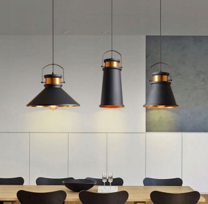 PENDUL ASTI B BLACK/GOLD, 31x38/100 cm, NEGRU SI AURIU, DIN ALUMINIU DE INALTA CALITATE, STIL MODERN, TU - Img 4