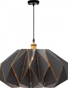 PENDUL BLACK APP243-1CP, 26x45 cm, NEGRU SI AURIU, DIN METAL, STIL MODERN, TU - Img 2
