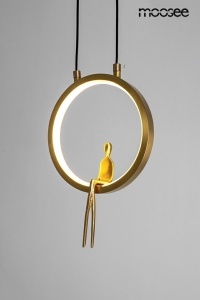 PENDUL BOY CIRCLE GOLD, CONFECTIONAT DIN METAL, STIL MODERN - Img 2