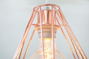 PENDUL CUPRU CAGE L 37713 STIL INDUSTRIAL - Img 3