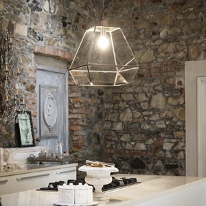 PENDUL DESIGN VINTAGE ORANGERIE SP1 BIG BRUN