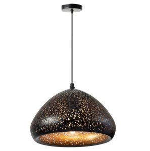 PENDUL EDISON APP231-1CP, 18x25 cm, NEGRU SI AURIU, DIN METAL, STIL MODERN, TU - Img 2