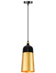 PENDUL FOX GOLD, 25x123 cm, NEGRU SI AURIU, DIN ALUMINIU DE INALTA CALITATE, STIL MODERN, TU