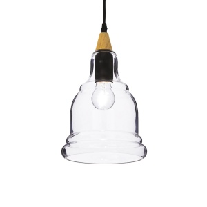 PENDUL GRETEL SP1, NEGRU, DIN STICLA, STIL VINTAGE