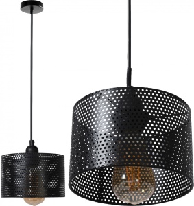 PENDUL LH20145, LOFT STYLE, 11,5x18/75 cm, NEGRU, DIN OTEL SI METAL DE INALTA CALITATE, STIL MODERN, TU