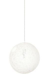 PENDUL LUNA 40, ALB, DIN CANEPA, STIL MODERN, B2