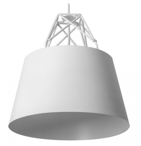 PENDUL METAL WHITE APP422-1CP, 30x29 cm, ALB, DIN METAL, STIL MODERN, TU - Img 2