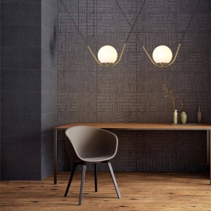 PENDUL MODERN, GOLDEN GLASS BALL, DIN STICLA, APP689-1CP