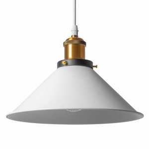 PENDUL PORTO WHITE, ALB, 26x100 cm, DIN METAL, STIL MODERN, TU - Img 3