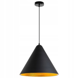 PENDUL PURI PINK SUEZ, 25x160 cm, NEGRU SI AURIU, DIN ALUMINIU DE INALTA CALITATE, STIL MODERN, TU