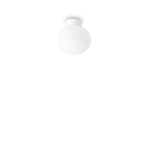 PLAFONIERA COTTON PL1 D13, ALB, DIN STICLA, STIL MODERN