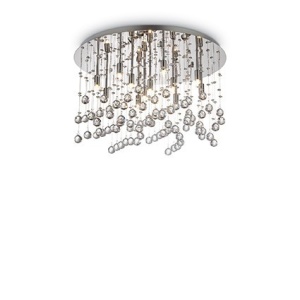 PLAFONIERA ELEGANTA MOONLIGHT PL12 CROM STIL MODERN IDEAL LUX