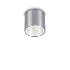 PLAFONIERA GUN PL1 ALLUMINIO STIL MODERN IDEAL LUX