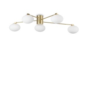 PLAFONIERA HERMES PL5 D90, ALAMA, DIN METAL, STIL MODERN