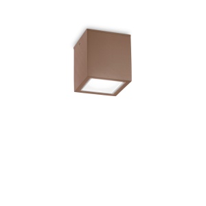 PLAFONIERA MODERNA TECHO PL1 SMALL, COFFEE, IDEAL LUX