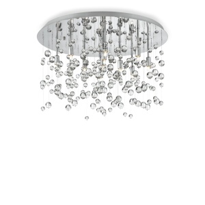 PLAFONIERA NEVE PL8, CROM, DIN METAL, STIL MODERN