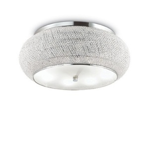 PLAFONIERA PASHA' PL14, CROM, DIN CRISTAL, STIL MODERN