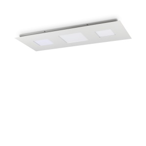 PLAFONIERA RELAX PL D110, ALB, DIN METAL, STIL MODERN