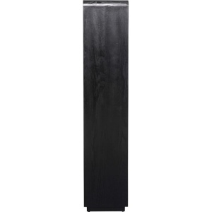 RAFT FORMA 9X180 CM, NEGRU, CONFECTIONAT DIN LEMN DE FRASIN, STIL MODERN - Img 3