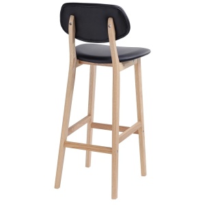 SCAUN DE BAR NEGRU HOKER DEKER STIL MODERN B2 - Img 2