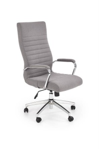 SCAUN DE BIROU VETTEL, GRI/CROM, STIL MODERN,HALMAR - Img 4