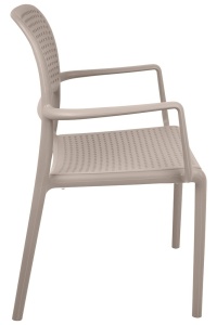 SCAUN DE EXTERIOR SPARK CONFECTIONAT DIN POLIPRAPILENA, MARO, STIL MODERN - Img 2