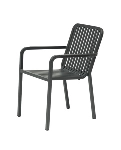 SCAUN DE TERASA PUREZZA 21, REALIZAT DIN ALUMINIU, CULOARE ANTRACIT, PENTRU UZ COMERCIAL, ARTIM GROUP SELECTION - Img 4
