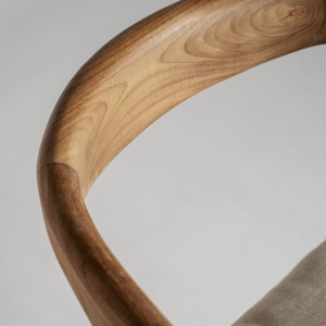 SCAUN DEOSEBIT, MALBUN, STIL COLONIAL, LEMN DE TEC SI TEXTIL, ARTIM GROUP SELECTION - Img 7