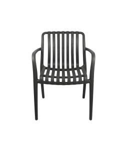 SCAUN DIN PLASTIC VERTICALE 48, CULOARE ANTRACIT, PENTRU UZ COMERCIAL, ARTIM GROUP SELECTION - Img 2