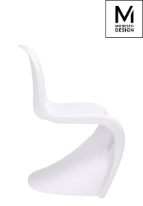 SCAUN DINING HOVER, ALB MAT, DIN POLIPROPILENA, STIL MODERN B2 - Img 3