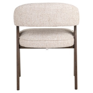 SCAUN DINING, MORI, REALIZAT DIN LEMN DE CAUCIUC, SPUMA SI TEXTIL, CULOARE CREM/NATUR, DESIGN DEOSEBIT, RICHMOND INTERIORS - Img 9