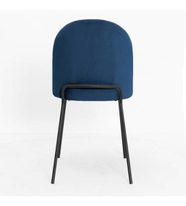 SCAUN DINING MUSSI, ALBASTRU GRANIT/NEGRU, STIL MODERN, ATR - Img 2