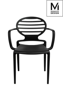 SCAUN DINING, NEGRU, DIN POLIPROPILENA, TANK, STIL MODERN B2 - Img 4