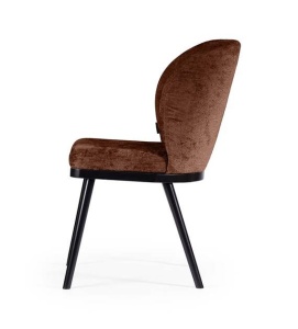 SCAUN DINING SHELLY PRO, MARO/NEGRU, STIL MODERN - Img 3