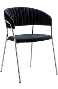 SCAUN DINING, SILVER MARGO, CU TAPITERIE DIN CATIFEA, STIL MODERN B2