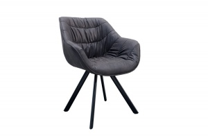 SCAUN GRI ANTIC PENTRU BIROURI/SALI DE CONFERINTA DUTCH COMFORT, DESIGN MODERN ERGONOMIC - Img 2