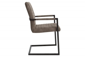 SCAUN GRI TAUPE IMPERIAL DESIGN VINTAGE - Img 3