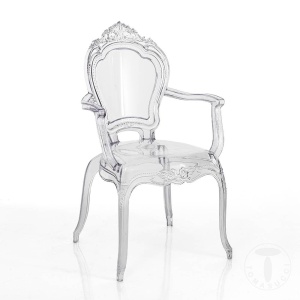 SCAUN INTERIOR/EXTERIOR, LISBON, POLICARBONAT, STIL CLASIC, COD 3971