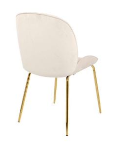 SCAUN MODERN, BOBBI, STOFA FOARTE FINA SI METAL - Img 4