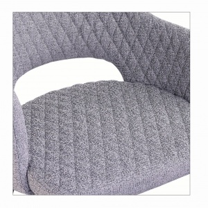 SCAUN, PARIS DE CULOARE GRI DESCHIS DIN TEXTIL, COD 40570, ASPECT INDUSTRIAL - Img 5
