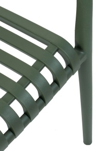 SCAUN PENTRU EXTERIOR/INTERIOR STRIPS, VERDE, DIN POLIPROPILENA, STIL MODERN MINIMALIST - Img 4