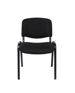 SCAUN PENTRU PROIECTE B2B ISO 24H BL T1001 NEGRU, CONFECTIONAT DIN OTEL SI TEXTIL - Img 2