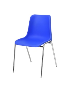 SCAUN PENTRU PROIECTE B2B ISO 24H MAXI CR ALBASTRU , CONFECTIONAT DIN PLASTIC
