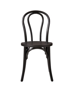 SCAUN PENTRU SALI DE EVENIMENTE MONET NEGRU, CONFECTIONAT DIN LEMN - Img 2